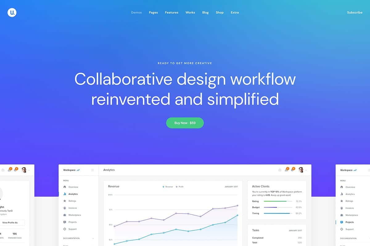 Startup WordPress Theme